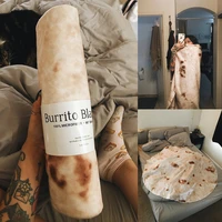 novel burrito blanket fleece wrap tortilla blanket air condition throw blanket knitted bedspread sheets sofa bed cover children