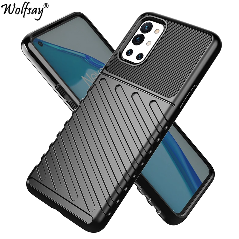 

Прочный чехол из волокна для OnePlus 9R, чехол, бампер, силиконовый чехол с полным покрытием, задний Чехол для OnePlus 9R, чехол для OnePlus 9R 6,55 дюйма