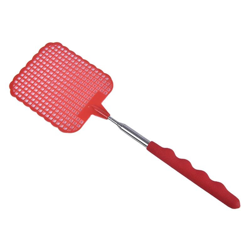 

1pc Fly Swatters Telescopic Extendable Prevent Pest Mosquito Tool Flies Trap Retractable Swatter Garden Supplies