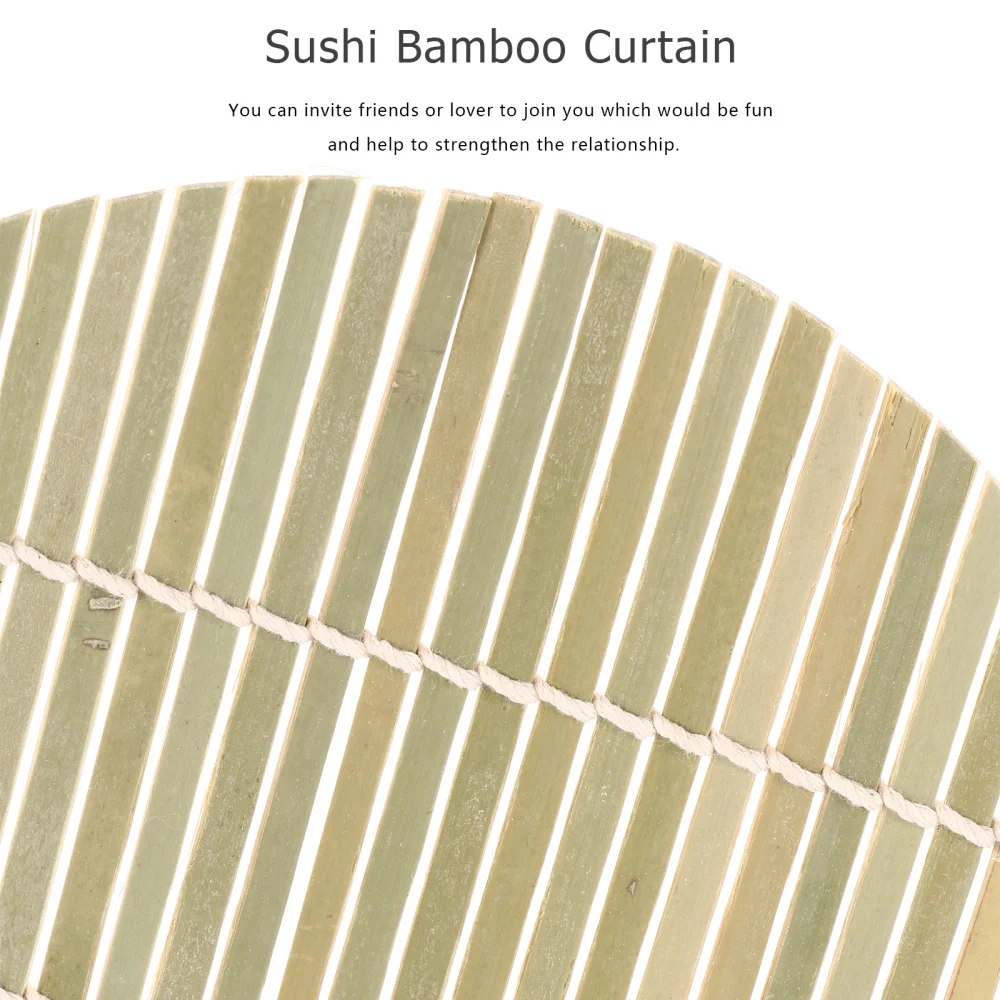 

4pcs Sushi Rolling Mats Sushi Making Pads Bamboo Curtain Homemade Sushi Gadget