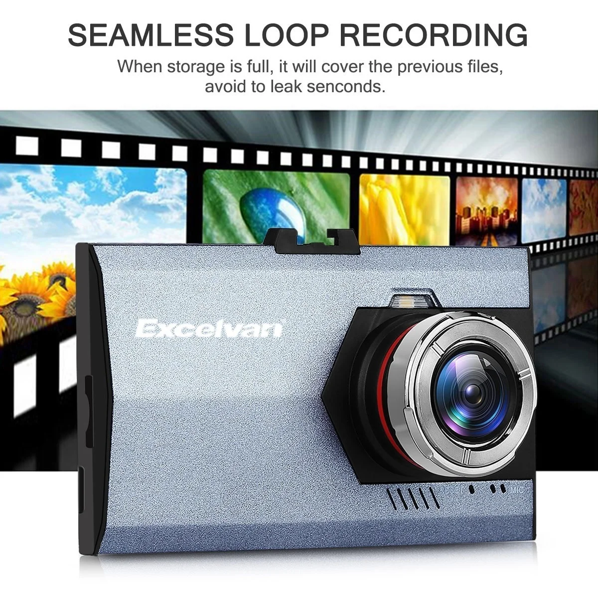 

Видеорегистратор, 50 шт./лот, 3-дюймовый ЖК-дисплей, FHD 1080P, Автомобильный видеорегистратор, ночное видение, обнаружение движения, ультратонкий