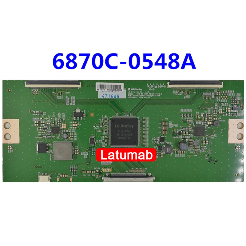 Оригинальная T Con плата Latumab для 6870C 0548A контроллера TCON Логическая LG V15 65 UHD apollo15