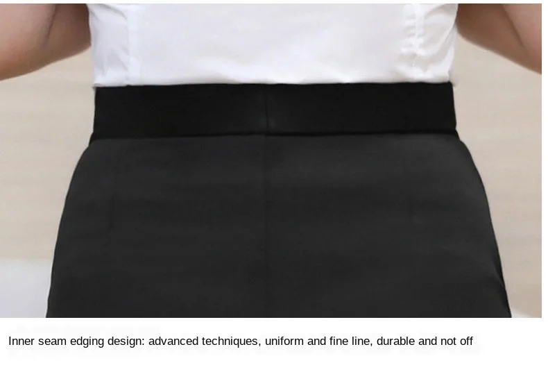

M-5XL Plus Size Women's Professional Slim Skirt Office High-quality High-waist Ladies Skirt Female Elegant Pure Color