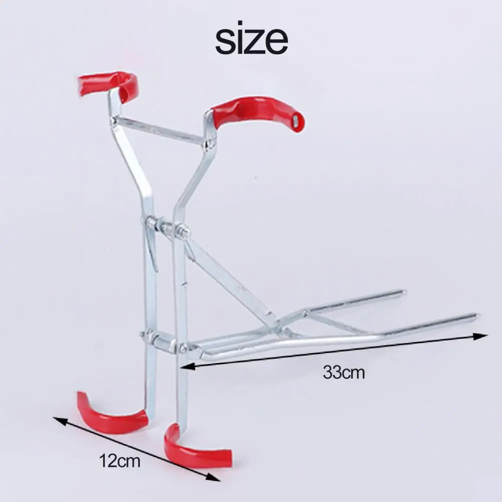 

Adjustable Dual-Purpose Simple Fishing Bracket Foldable Metal Strong Resilience Spring Double Head Bracket Holder Fishing Tools
