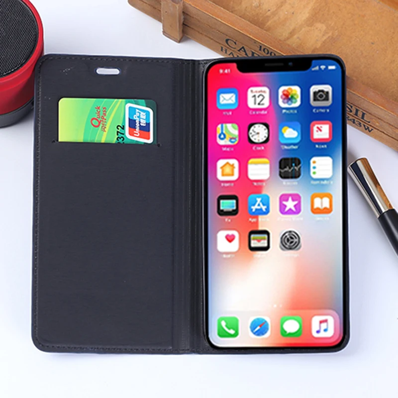 Флип-чехол для телефона iPhone 6 6s 7 8 Plus X Xr Xs Max чехол из искусственной кожи с эффектом