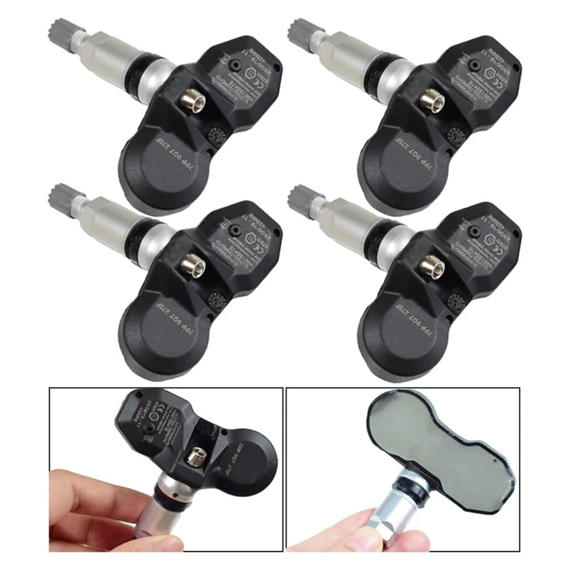 

4PCS Tire Pressure Sensor Tire Pressure Sensor Auto Parts Performance Testing Pressure Sensor for Bin Li 4F0907275B/D