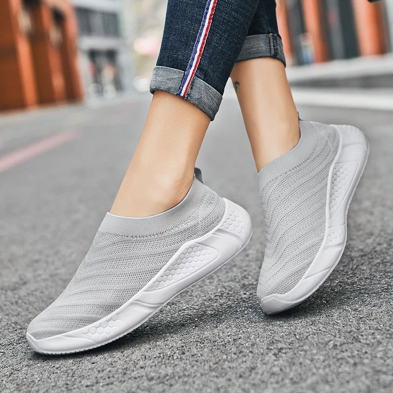

Summer New Fashion Sock Slip On Shoes For Women 2020 Lightweight Casual Womens Breathable Sneakers Zapatos Deportivos Para Mujer