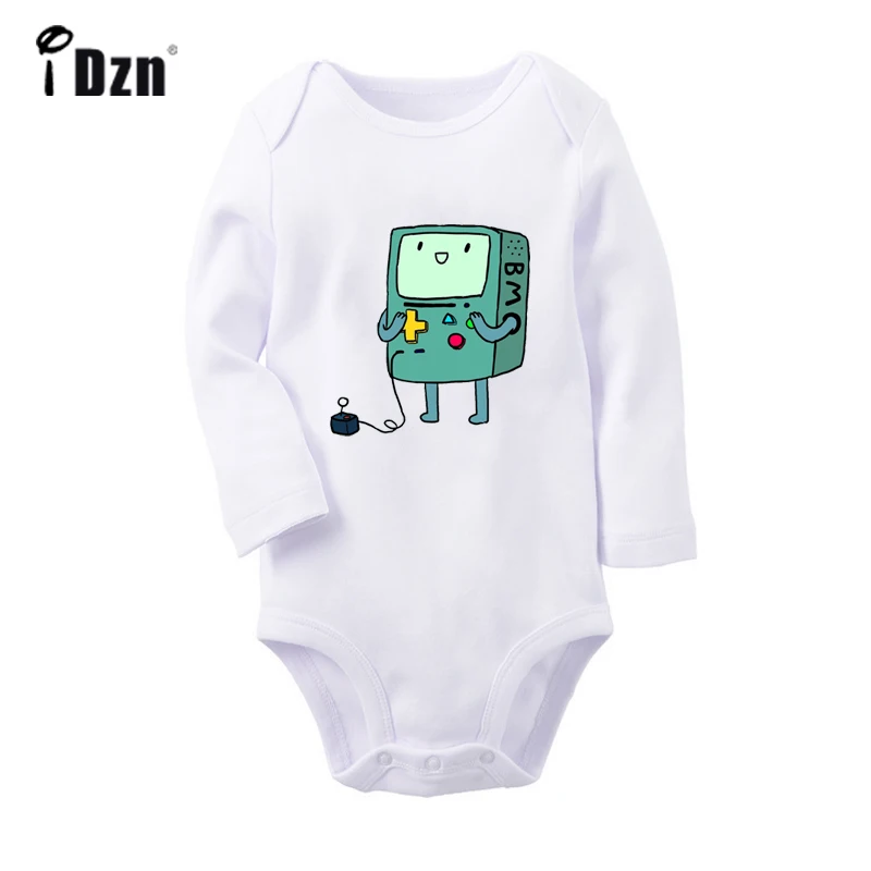 Милые с изображением Финна из Adventure Time Джейк мультфильм BMO дизайн детское боди для