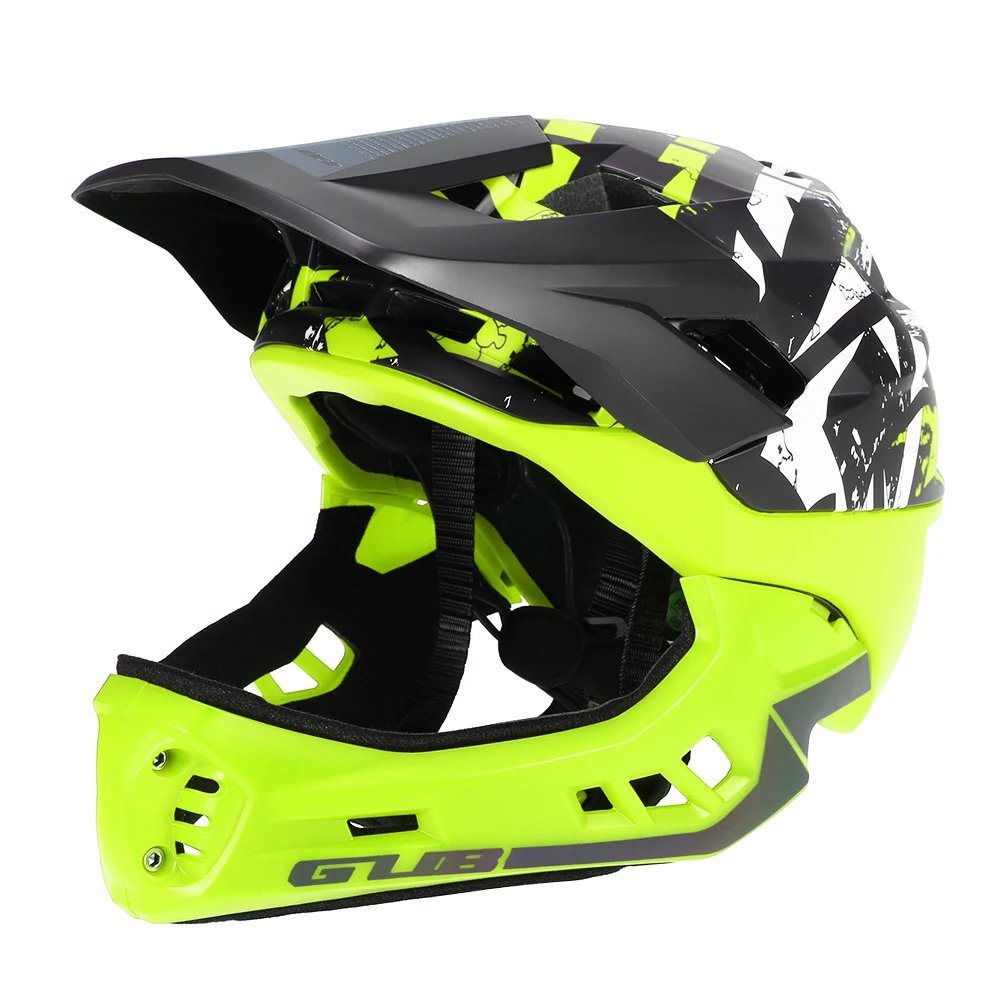 

GUB ультра-светильник, велосипедный шлем для детей, съемный шлем с полным лицом, шлем для катания на коньках, безопасный велосипедный шлем с к...