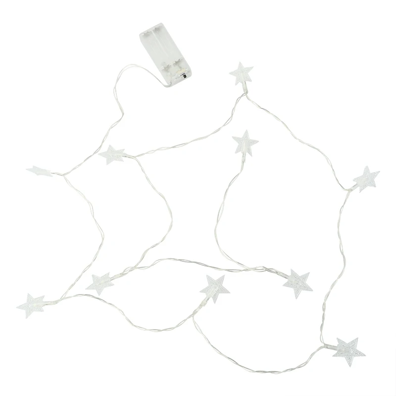 3 м 10 звезды СИД светильник гирлянды с пересекающимися мигающими звездами