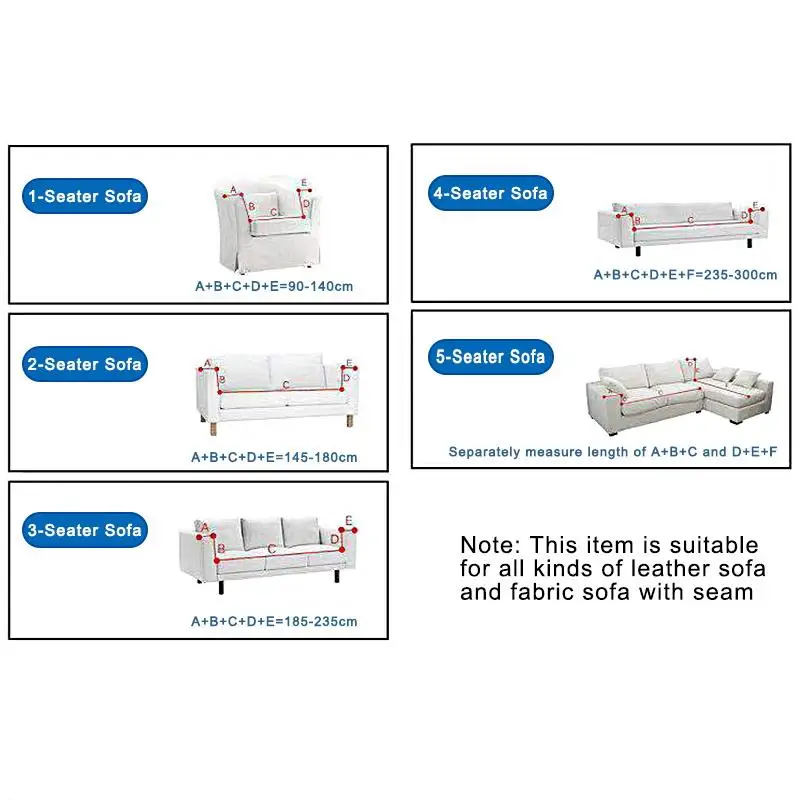 

4 Seater Chair Sofa Cover Modern Elastic Furniture Slipcover Protector Soft Couch Cover