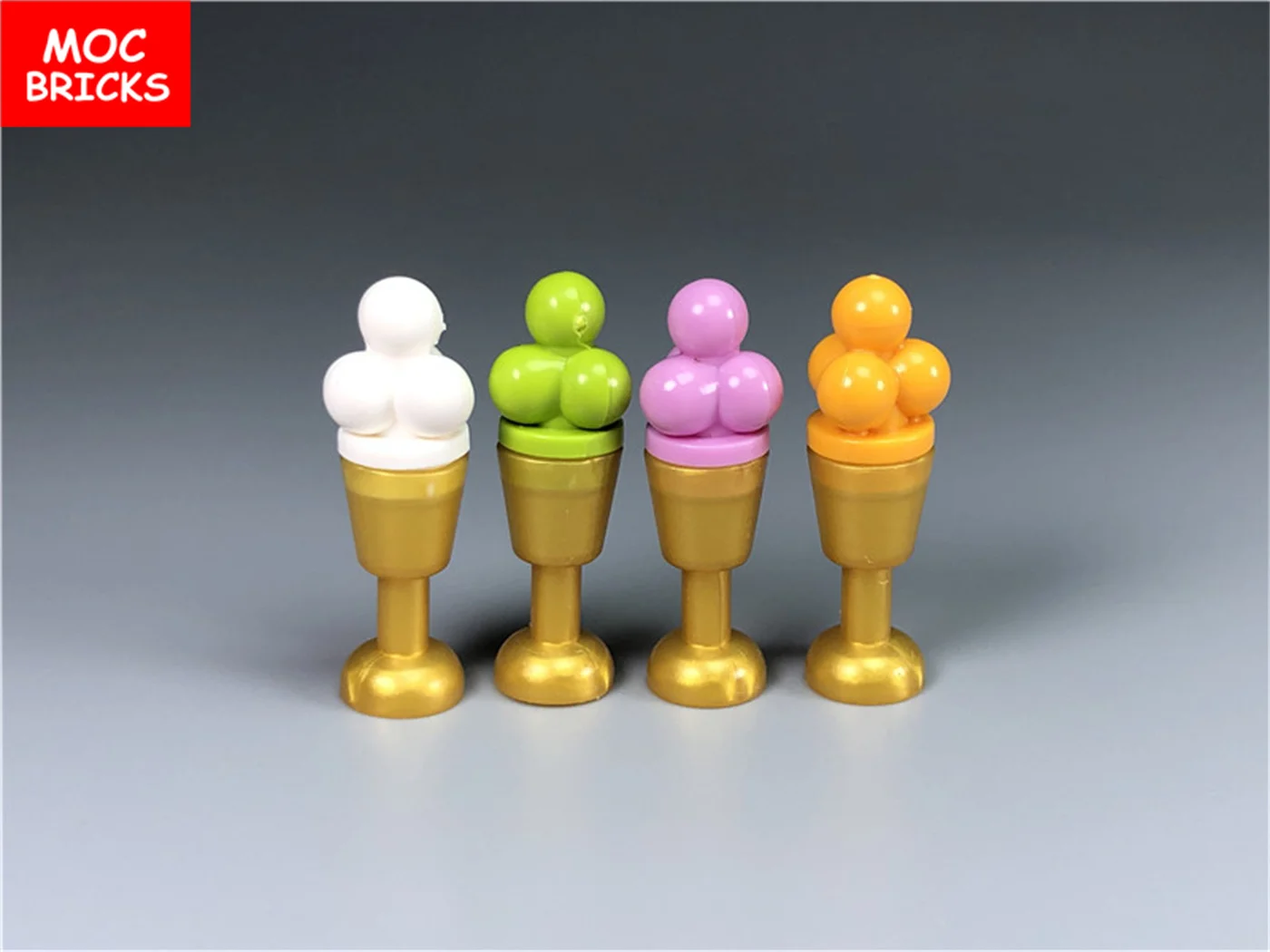 Кубики MOC мороженое облака пена подходит для обучающих строительных блоков 6254