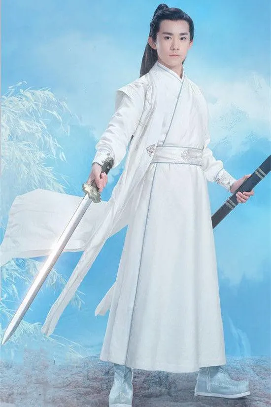 2020 летний мужской костюм одежда косплей Китайская традиционная Одежда для