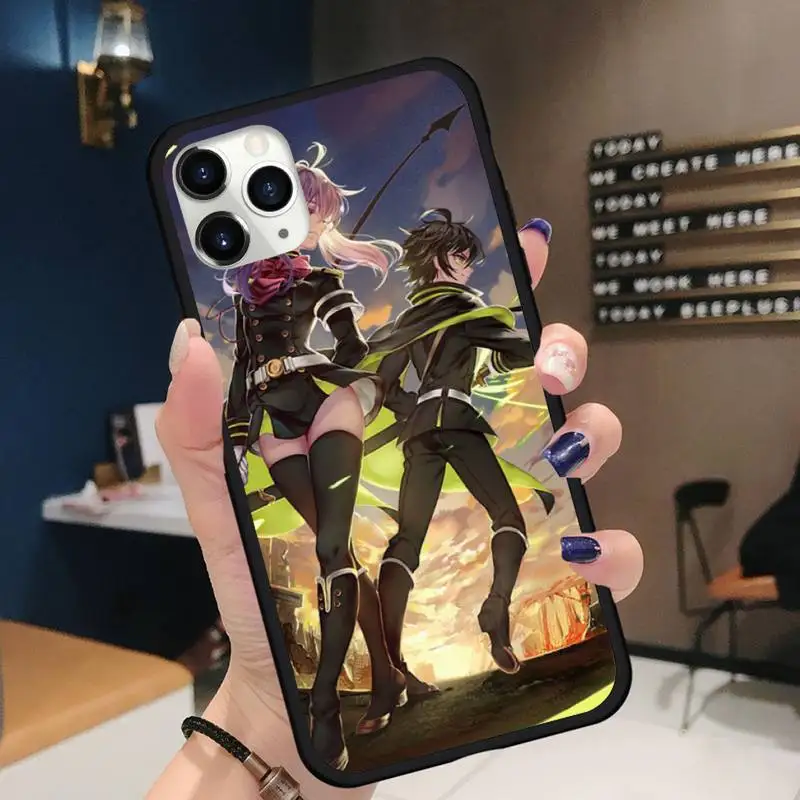 

anime Seraph of the end Phone Case for iPhone 11 12 pro XS MAX 8 7 6 6S Plus X 5S SE 2020 XR Soft silicone