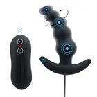 Силиконовая Анальная пробка с пультом дистанционного управления 10 скоростей, вибратор, Мужской массажер простаты, секс-игрушка, женская мастурбация