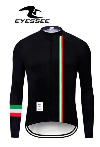 jersey Итальянская велосипедная майка, осень, Eyessee, мужская, с длинным рукавом, для велоспорта, 3 цвета, для шоссейного велосипеда, MTB, для гонок, велосипедная одежда - Цвет: jersey