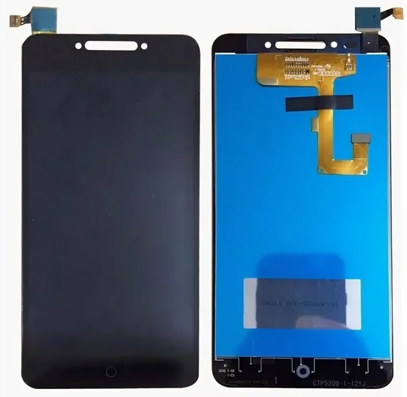 Дисплей для Alcatel OT-5085D (A5 LED) в сборе с тачскрином черный | Мобильные телефоны и