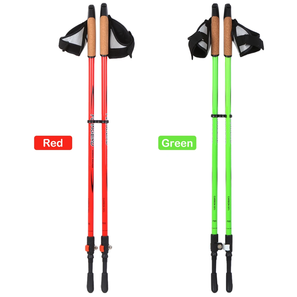 2 шт./упаковка телескопические сверхлегкие трекинговые палки из