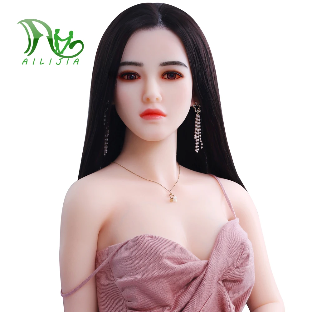 Платиновая Силиконовая секс-кукла AILIJIA с имплантированными волосами для бровей
