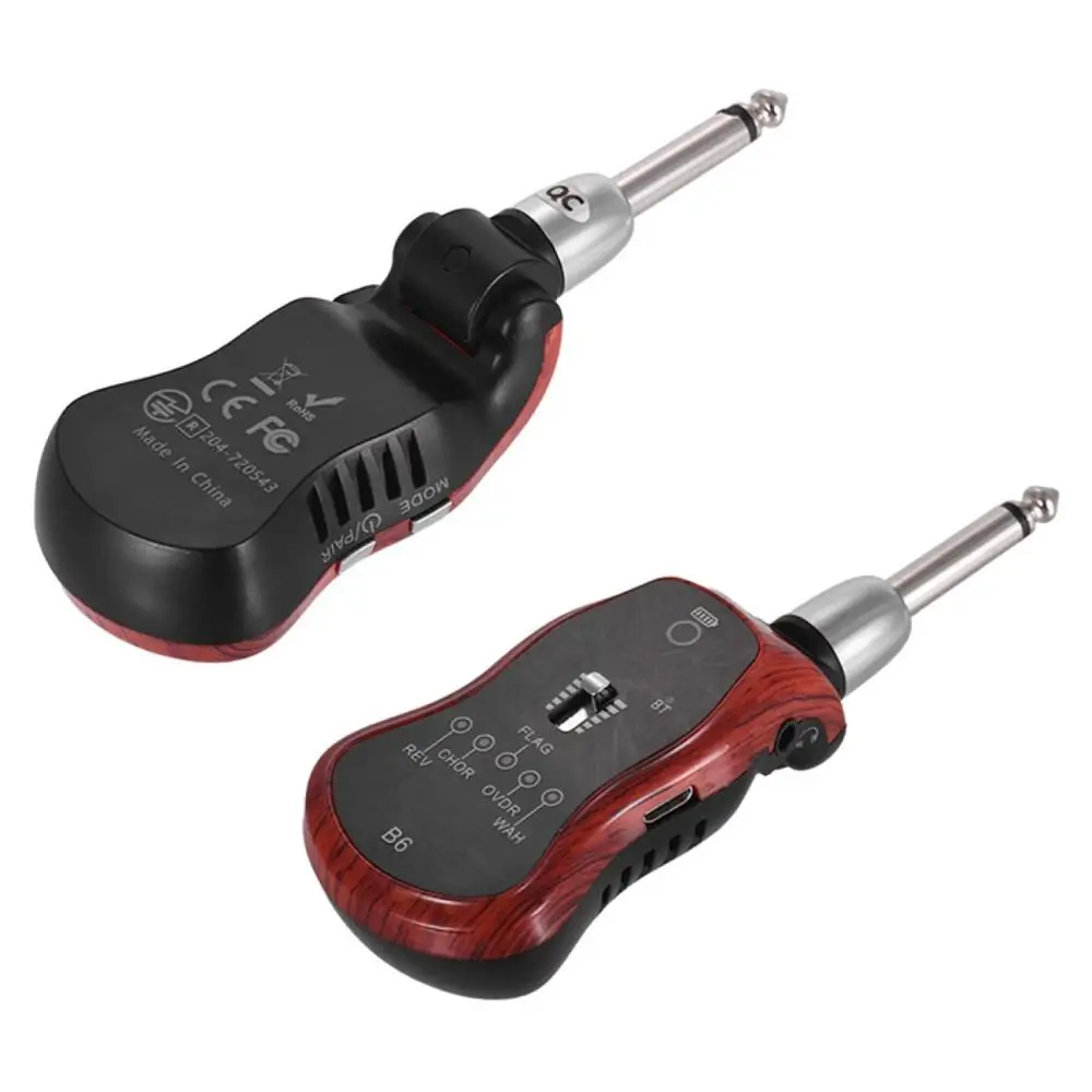 gitarre effekte tragbare bluetooth 5 in 1 sender gitarre effektor für elektrische gitarre rev chor flag ovdr wah zyklus schalt free global shippi