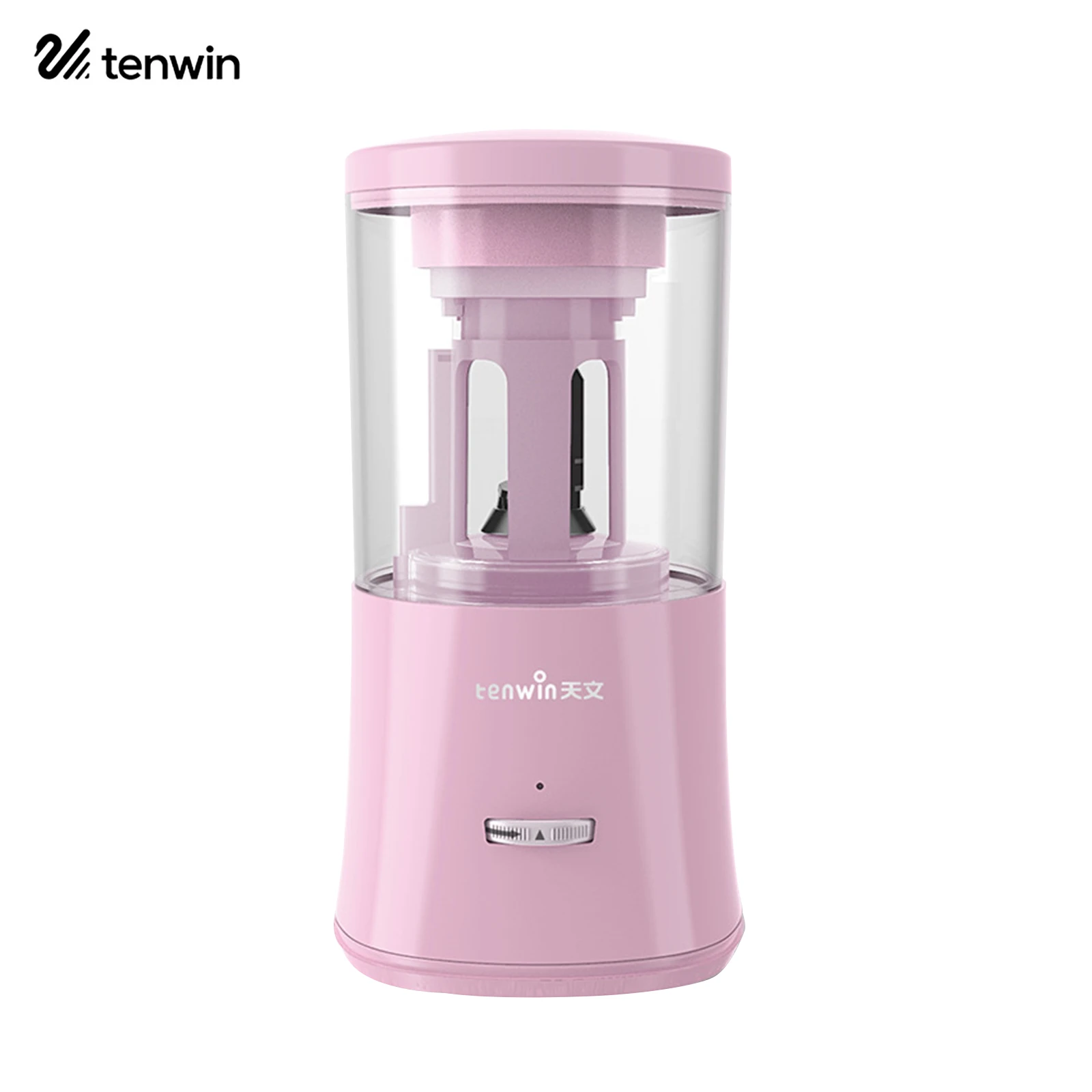 Electric Pencil Sharpener Adjustable Auto Heavy Duty Pencil Sharpener Stop Sharpness for 6-8mm Pencil for Students Supplies