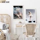 Картина на холсте балетные принты балерина обувь плакаты и печать скандинавские настенные картины для гостиной спальни украшение для дома