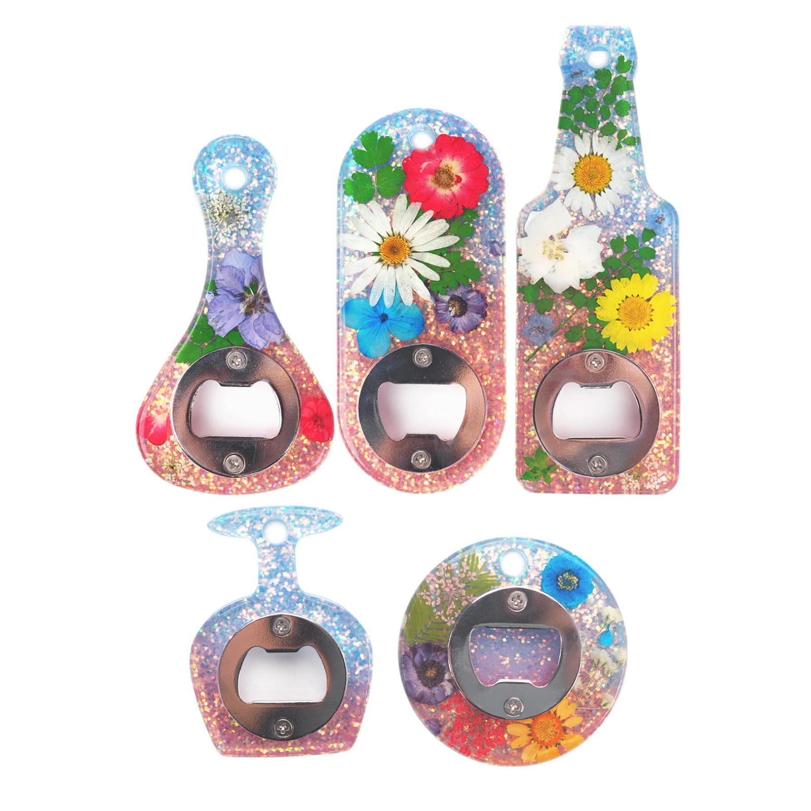 

Bottle Opener Mold Resin Epoxy Silicone Beer Spanner Mould DIY Crystal Epoxy Molds Dry Flower Mirror Beautiful Patterns