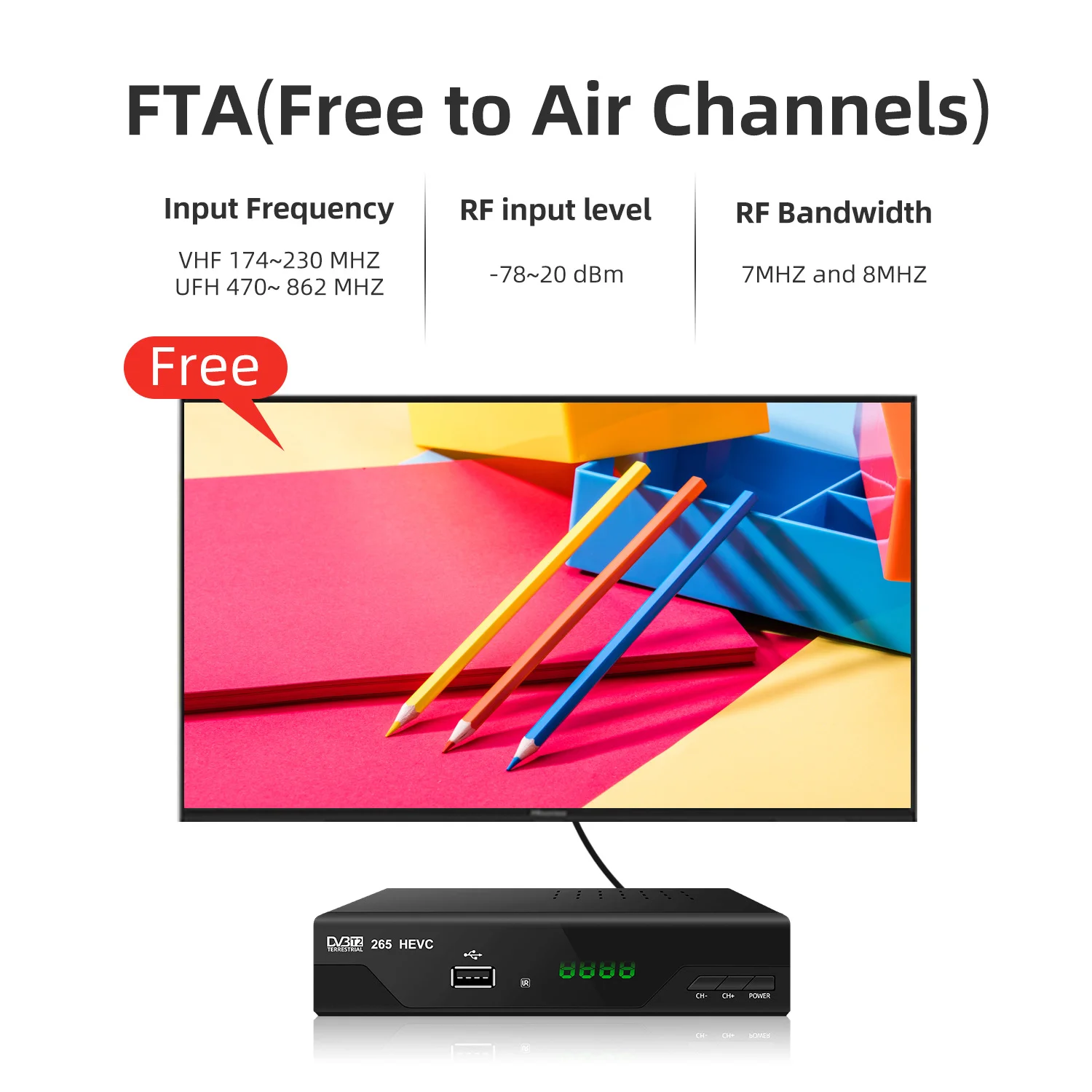 Digital Terrestrial TV Receiver DVB T2 Fully HD 1080P H.265 Tuner Receptor DVB-T Built-in RJ45 Lan Fast Shipping 2/3Day | Электроника