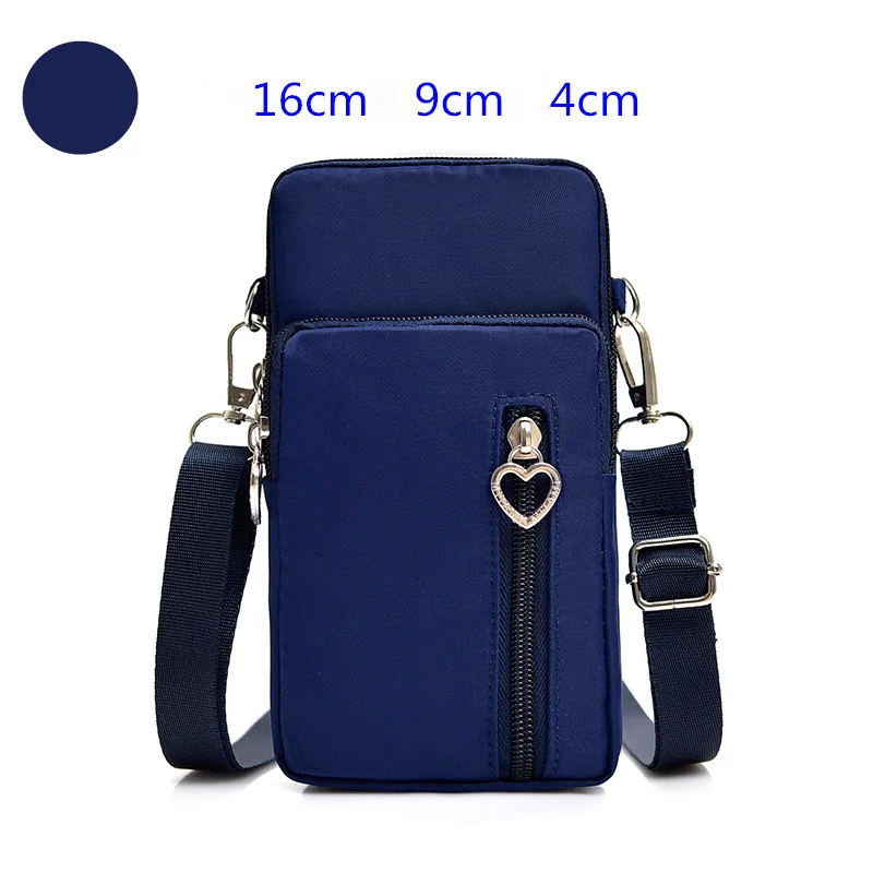 Small Blue Модный чехол для телефона для iPhone X, XR, XS, 7, 8, 6, 6s Plus, Повседневная сумка на запястье для iPhone 11 Pro, Max, женские сумки на плечо, маленькие сумки, чехол - Цвет: Small Blue