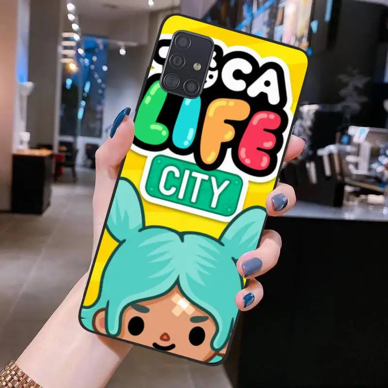 Чехол для телефона Toca с принтом Бока тока Life World game Samsung Galaxy S20 FE plus Ultra S6 S7 edge S8 S9 S10 5G