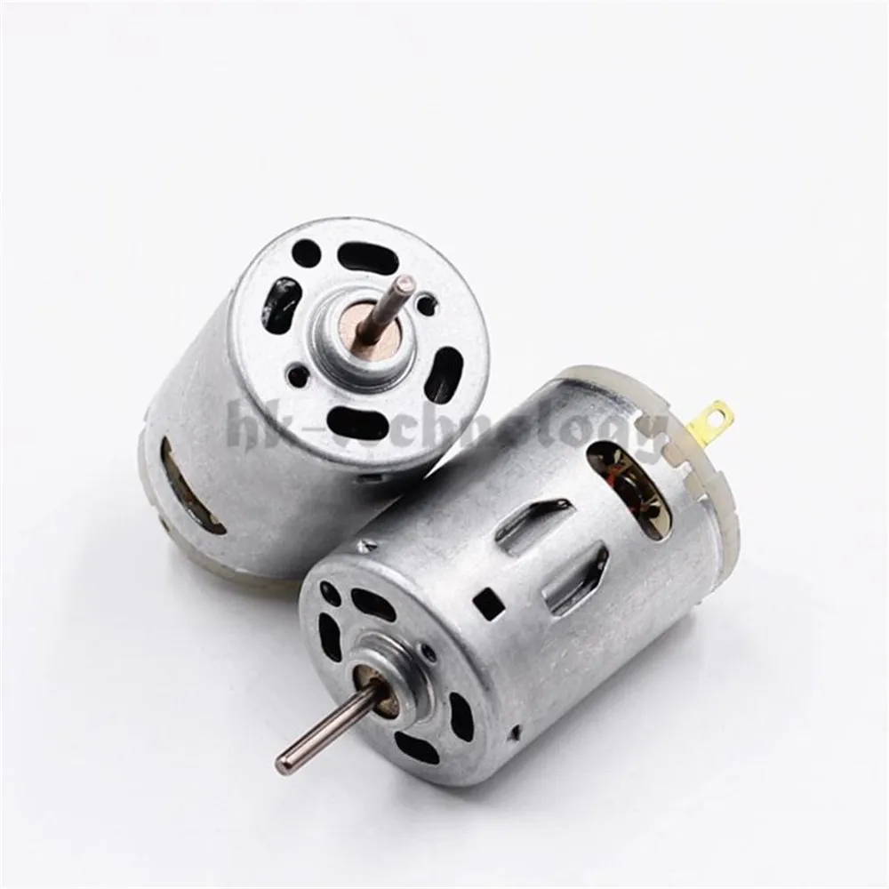RS-385 12V-36V Brush MicroDC Высокоскоростной микро металлический редукторный двигатель из