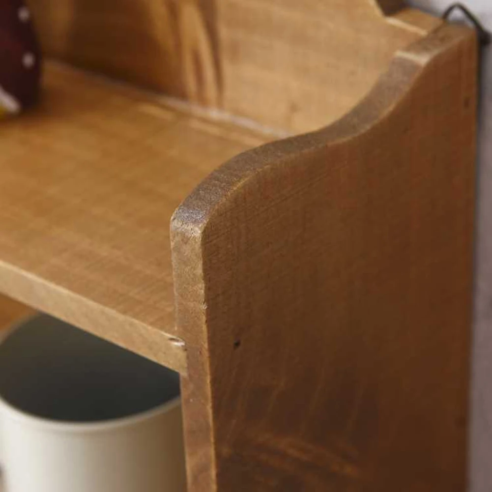 Настенная полка для хранения окрашенная организация дисплей с крючками