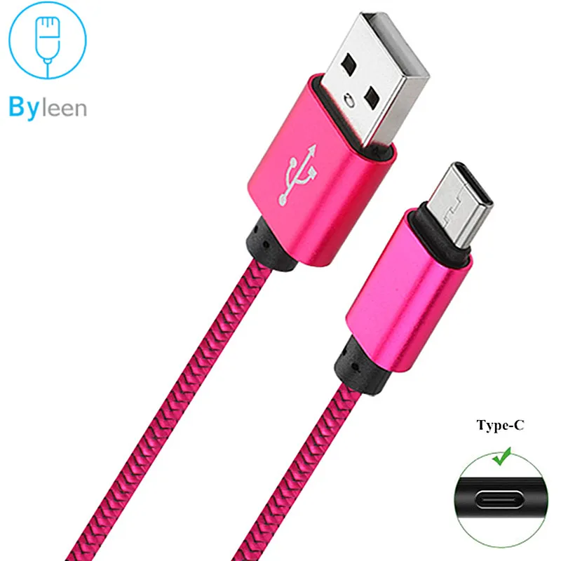 Фото USB-кабель для Samsung Galaxy Tab A51/A52/A50/Note 9/8/10/S5e/Tab A 10,5/S10/OnePlus 7, длина 1 м/2 м/3 м №1