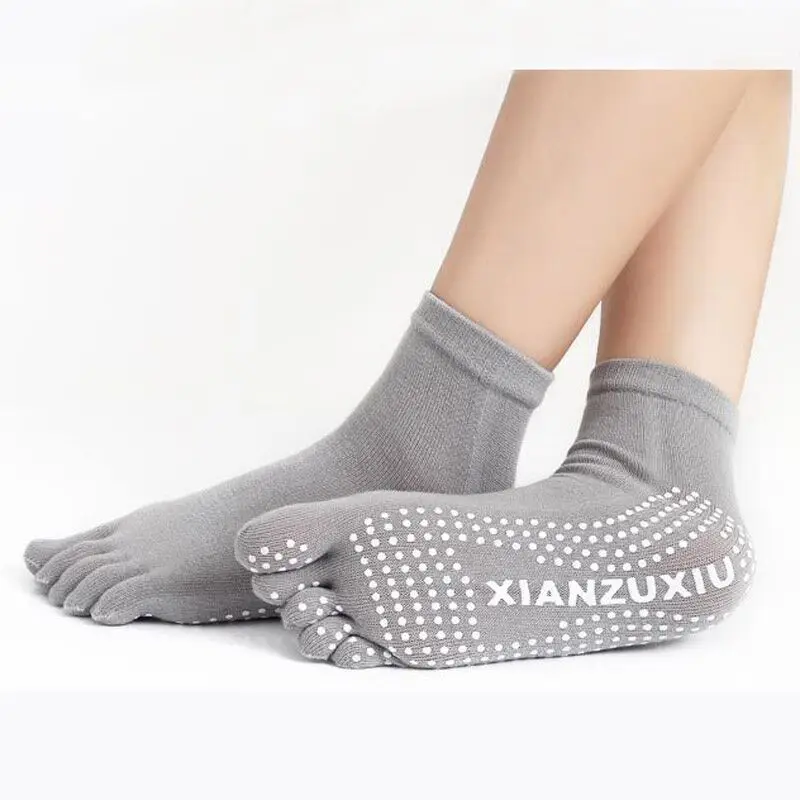 1 пара женские нескользящие носки для занятий йогой | Спорт и развлечения