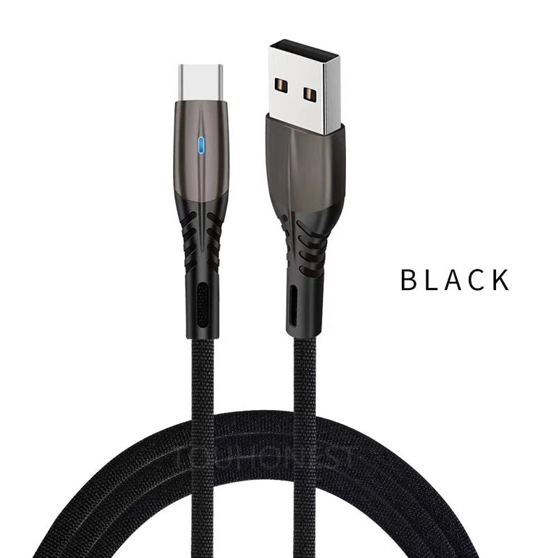 USB кабель для быстрой зарядки 1 м QC 3 0 А Type C Micro Android телефонов iPhone Xiaomi Huawei|Кабели