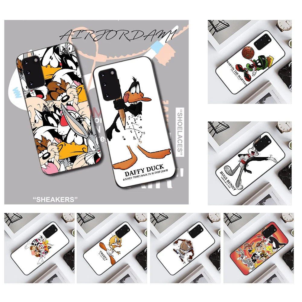 NBDRUICAI Багз Банни TweetyBird утки веселые мелодии чехол для телефона Samsung S20 plus Ultra S6 S7