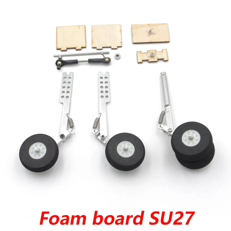 EPO SU27 Собранный пенокартон алюминиевый посадочный механизм DIY RC набор самолетов с передним рулем для FPV RC самолет с неподвижным крылом - Цвет: KT Board SU27
