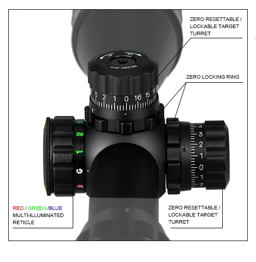 Canis Latrans Tactical 3-9X32 Full Size A.O. Определение диапазона мил-дот точечный прицел для