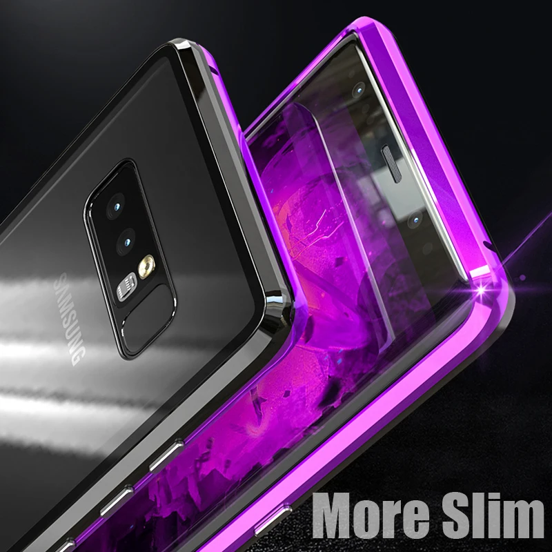 Магнитный чехол для etui, чехол для samsung Galaxy S10 Plus S10E Note 9 8 S9 S8 Plus Note8 Note9, задняя крышка для samsung S10 E, чехол S10Plus