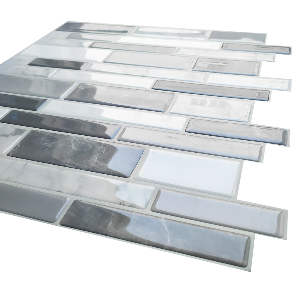 Водонепроницаемая виниловая умная плитка самоклеящаяся кухонная Настенная