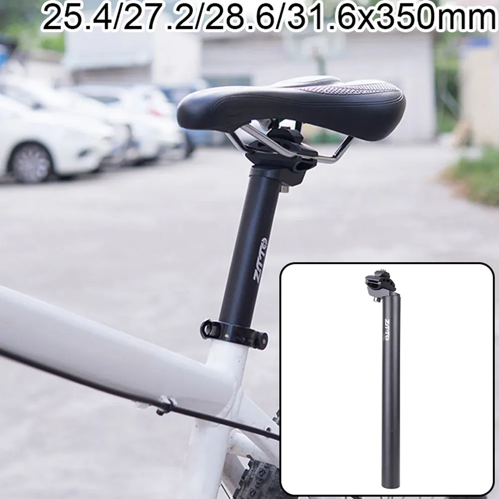 Bicycle Seatpost MTB Road Bike Seat Post Shock Absorber mountain post Cycling Parts 25.4 27.2 28.6 31.6 30.8 350 MM | Спорт и