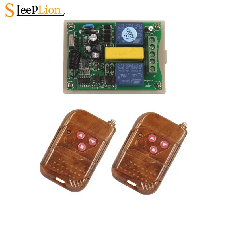 

Sleeplion 220V 110V Motor Remote Controller Switch Wireless Remote Control Switch UP Down Stop Tubular Motor Forward Reverse
