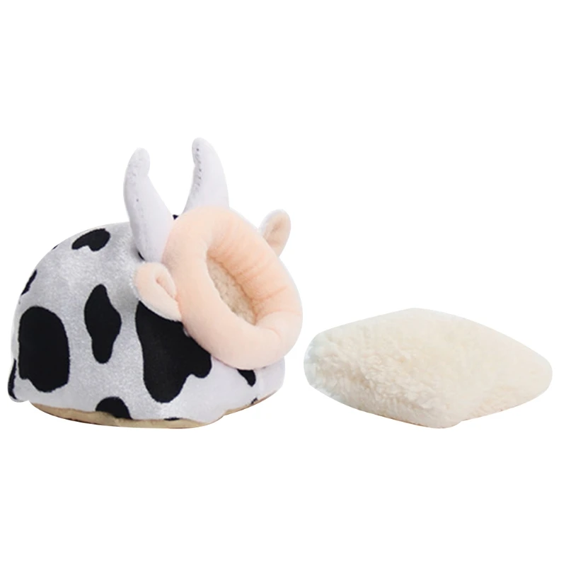 

Cute Hamster House Pet Dog Cat Winter Warm Plush Sleeping Bed Puppy Kitten Chinchillas Small Animal Soft Nest Kennel Mat