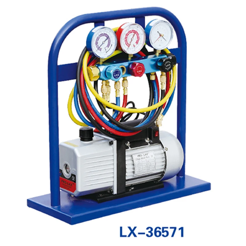 

CHARGING STATIONS CHARGING STATION WITH 5-VALVE MANIFOLD GAUGE LX-36571