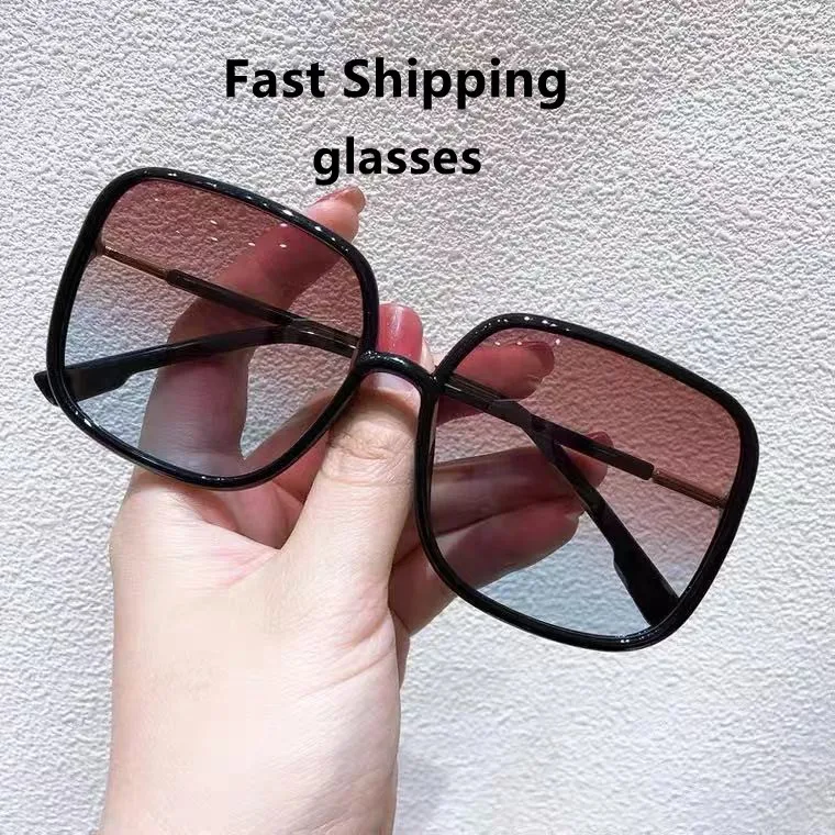 

C730 Star same style square sunglasses men's and women's luxury brand sunglasses blackout thickened large frame sunglasses uv400