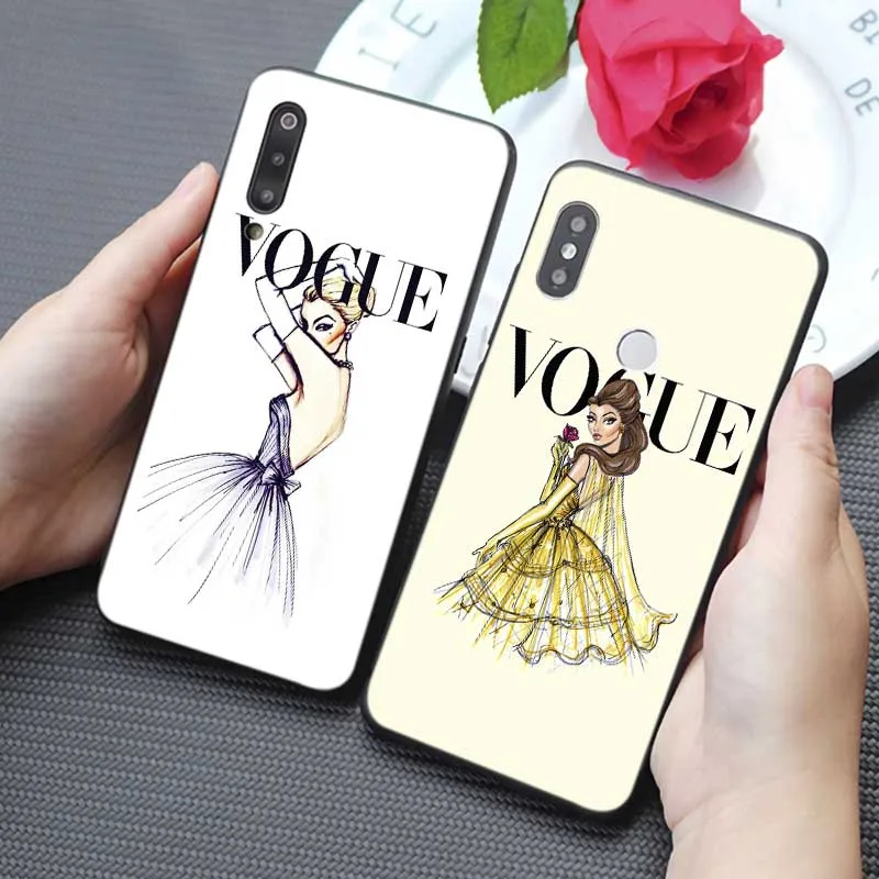 Женский Бренд больше проблем чем Vogue чехол для samsung galaxy note 8 9 10 pro plus Мягкий