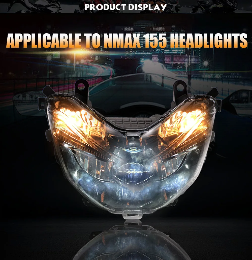 Передняя светодиодная фара для YAMAHA NMAX155 Nmax 155 2010 N-Max |