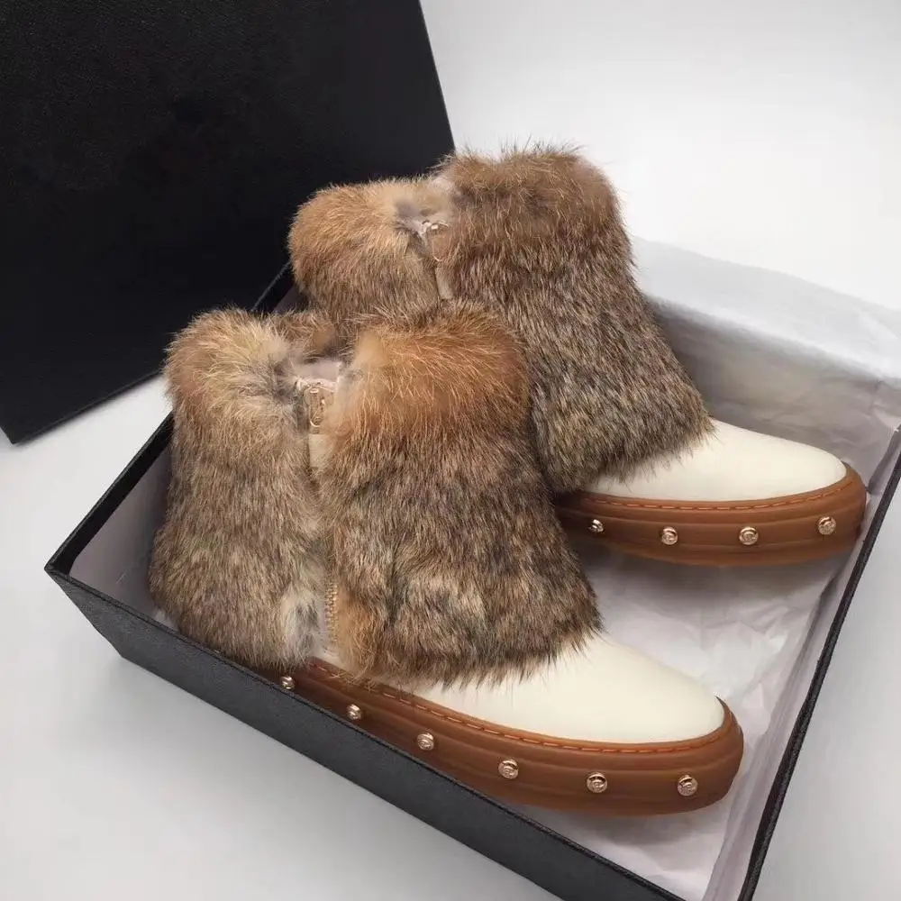 Лидер продаж зимние ботинки женские ботильоны из натуральной бычьей кожи