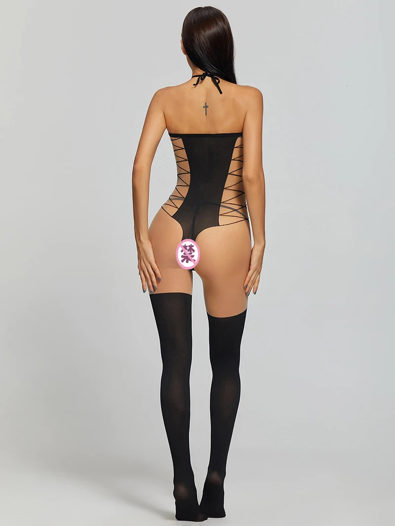 

Sexy Lingerie Women Hot Erotic Baby Dolls Dress Women Hollow Jacquard Black Temptation Sexi Babydoll Underwear Sexy Costumes