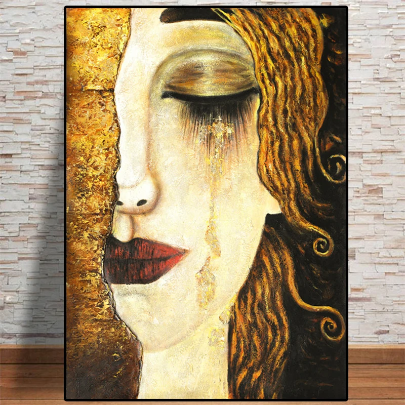 Картина золотые слезы густава климта